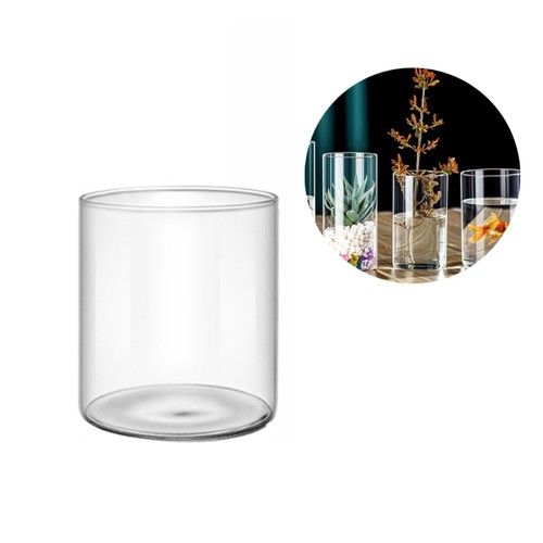 Glass vase cylinders - vase,