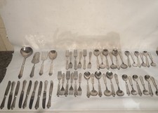 49 Silver Plated Italian Cutlery Set Job Lot 2.5kg  A13