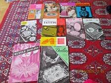 Job Lot Vintage Crochet Patterns Booklets Doilies Accessories Tatting etc