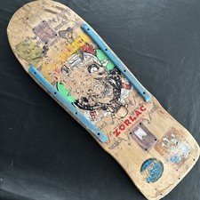 Zorlac Metallica Skateboard OG Pushead Skull Art Vintage Deck & Rails Only
