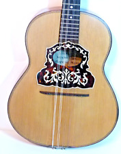 ANTIQUE/VINTAGE ACOUSTIC 8 STRING GUITAR SHAPE MANDOLIN ART NOUVEAU MANDOLINETTO