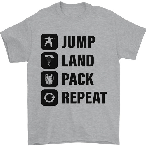 Skydiving jump land pack - land, funny