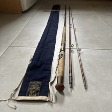 Antique Hardy’s Split Cane / Bamboo Rod W Fitting 16.8.73. With Hardy cotton bag