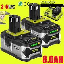 8.0AH For RYOBI P108 18V ONE