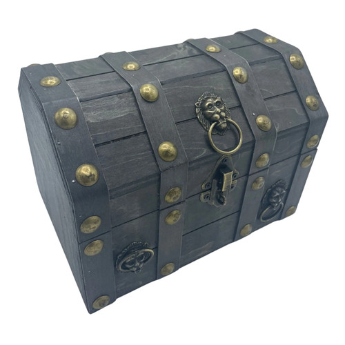 Large treasure chest grey - large,