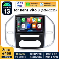 For Mercedes Benz Vito 3 W447 2014-2020 Android 14 Carplay Car Stereo WIFI Radio
