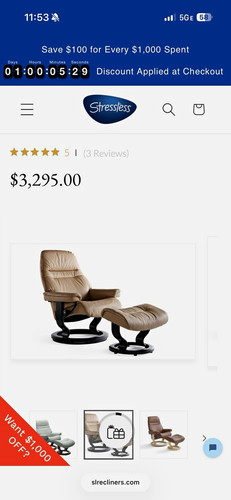 Stressless beige leather - beige,