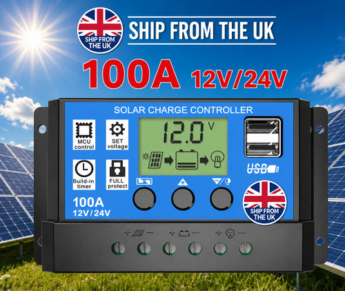 100a pwm solar - 100a, panel