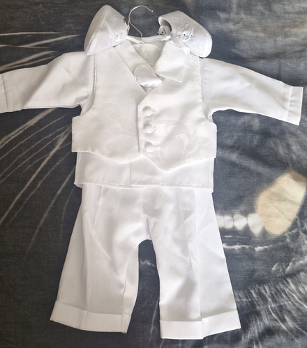 Baby boy christening outfit