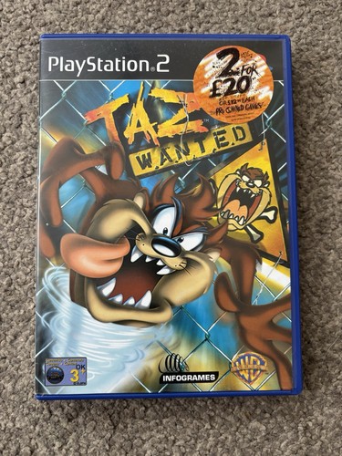Taz wanted ps2 game with - wanted,