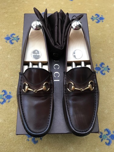 Gucci loafers leather shoes - leather,