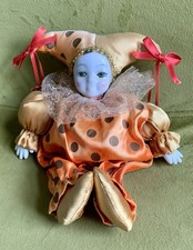 Vintage Jester Clown Doll 