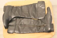 Ladies black knee-high boots