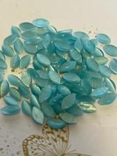 Vintage Glass Navettes 6x3mm