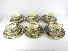 ⭐ Vintage Johnson Bros Indian Tree - 6x - Tea Cups - 6x Saucers - 6x Side Plates