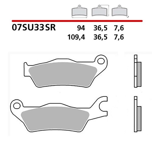 Brembo front brake pad - brake,