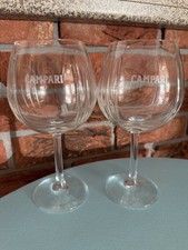 2 X Brand New Stunning CAMPARI Balloon Glasses Gin Cocktail Glass