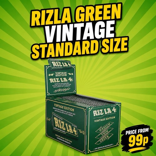 Rizla vintage green rolling - rizla,