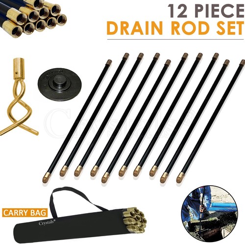 Pcs drain rods set - 12,