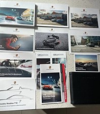 2021 PORSCHE 718 BOXTER S GTS 4.0 CAYMAN OWNERS MANUAL COMPLETE SET+CASE OEM🟠
