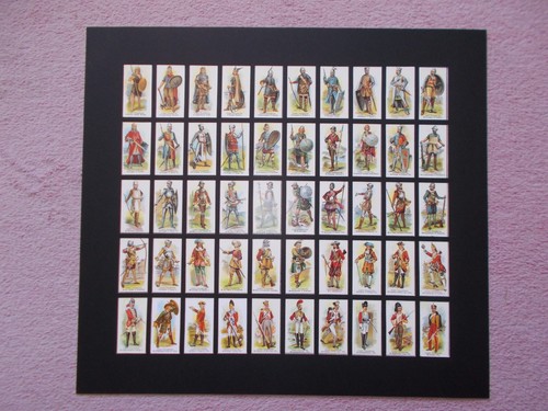 Cigarette cards mounted - mounted,