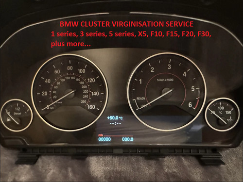 Bmw cluster virginisation - bmw,