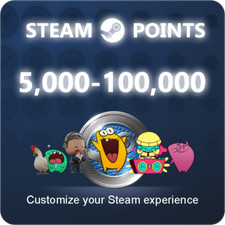 5000-100000 STEAM POINTS Steam