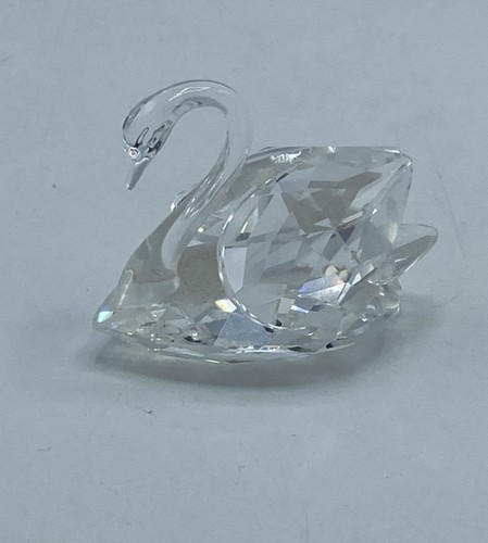 Small swarovski crystal swan - crystal,