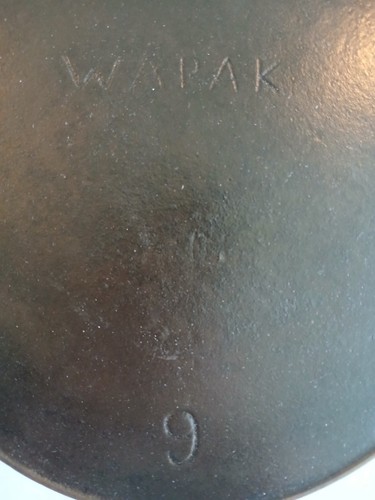 Wapak cast iron skillet - iron,