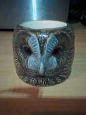 QUAIL POTTERY OWL EGG CUP