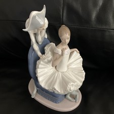 NAO by Lladro A Dream Come True Ballerina and Jester Harlequin 