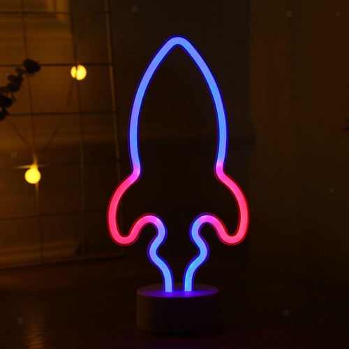 Colorful led rocket shaped - led,