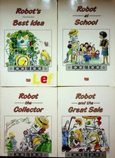 4 x Robot Children's books