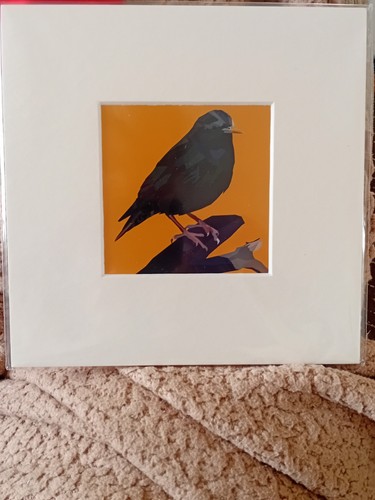 Starling 4x4 inch artwork - starling,
