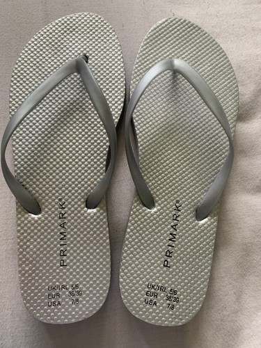 Primark silver flip flops - primark,