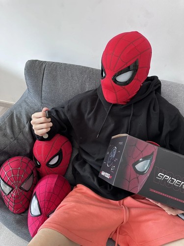 Spiderman mask with ring - with,