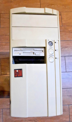 Beige computer case - computer, and