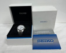 Seiko Men's Solar V158-A4 Stainless Steel Bracelet Watch - Boxed - Untested