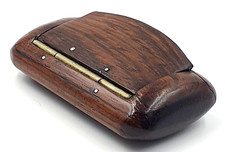 Antique victorian wooden snuff - victorian,