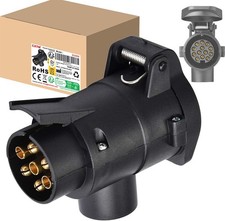 CXTM 7 Pin to 13 Pin Trailer Adapter Plug 12V for Car Caravan Bike Carrier