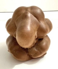 Wooden Carved Weeping Buddha