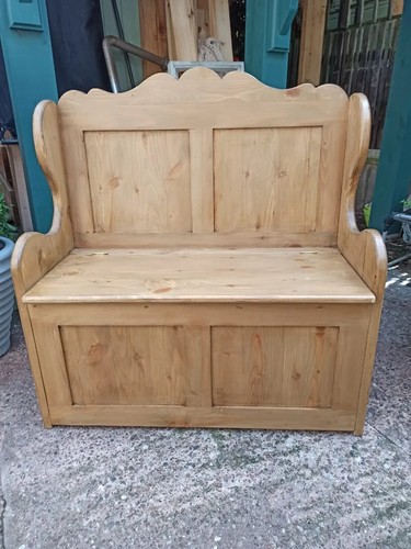 Monks bench settle pew storage - bench,