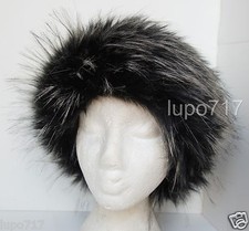 LONG FLUFFY FAUX FUR HEADBAND