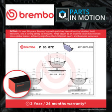 Brake Pads Set Front P85072
