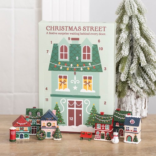 Christmas street scene advent - scene,