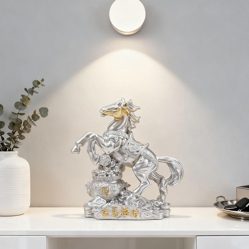 Horse resin statue money - statue,