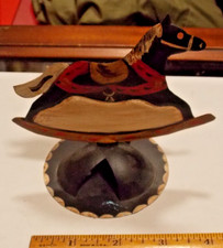 Vintage Folk Art Tin Rocking