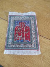 Victorian Dolls House Small Woven Rug 1:12 Scale Poss D.H.E (10x7cm)