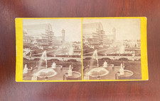 Vintage Crystal Palace London Stereoview Card Early 20th-century stereograph