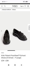 Girls Size 4 M&S School Shoes